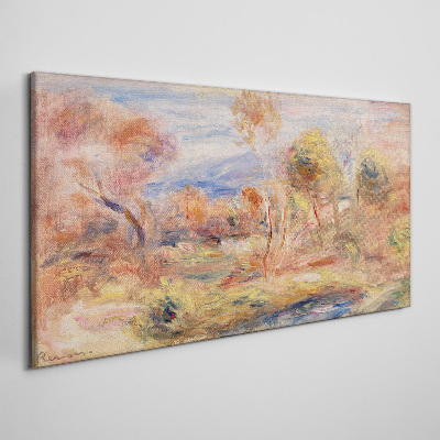 Obraz Canvas Krajobraz w pastelowych odcieniach