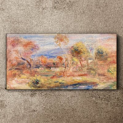 Obraz Canvas Krajobraz w pastelowych odcieniach