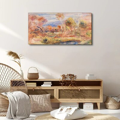 Obraz Canvas Krajobraz w pastelowych odcieniach