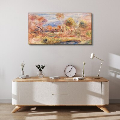 Obraz Canvas Krajobraz w pastelowych odcieniach