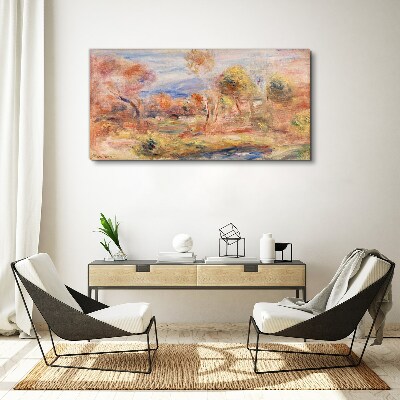 Obraz Canvas Krajobraz w pastelowych odcieniach
