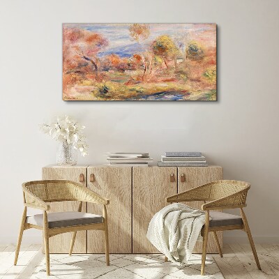 Obraz Canvas Krajobraz w pastelowych odcieniach