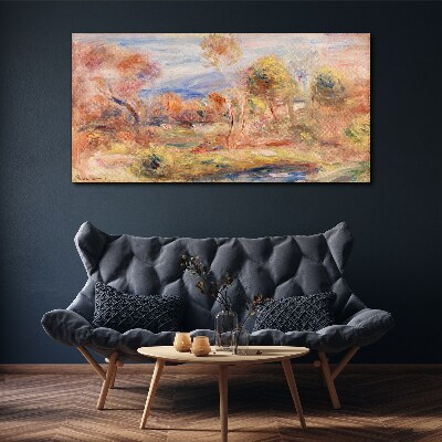 Obraz Canvas Krajobraz w pastelowych odcieniach