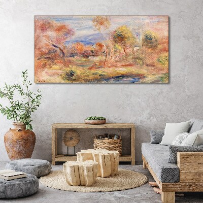 Obraz Canvas Krajobraz w pastelowych odcieniach