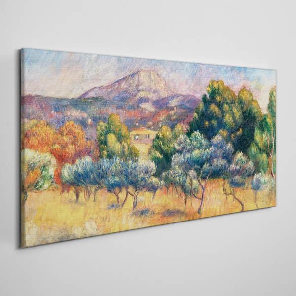 Obraz Canvas Kolorowy krajobraz górski