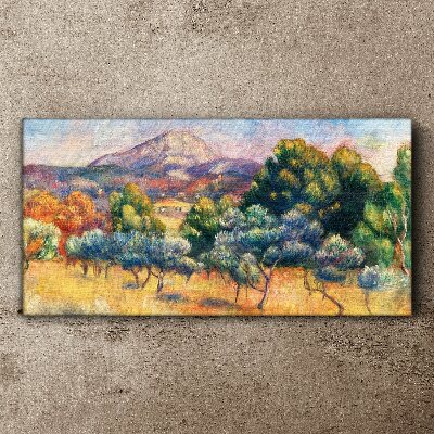 Obraz Canvas Kolorowy krajobraz górski