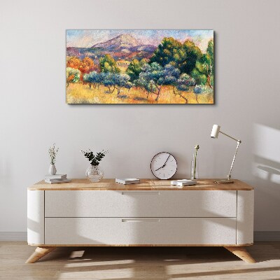 Obraz Canvas Kolorowy krajobraz górski