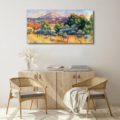 Obraz Canvas Kolorowy krajobraz górski