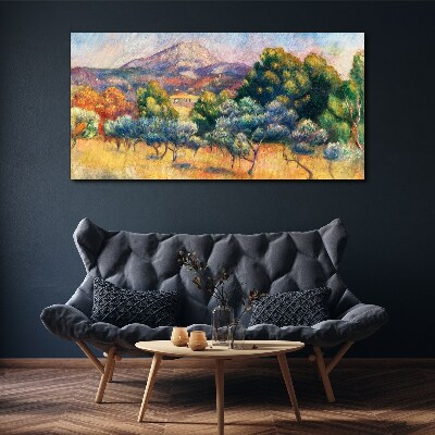 Obraz Canvas Kolorowy krajobraz górski
