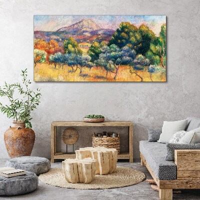 Obraz Canvas Kolorowy krajobraz górski