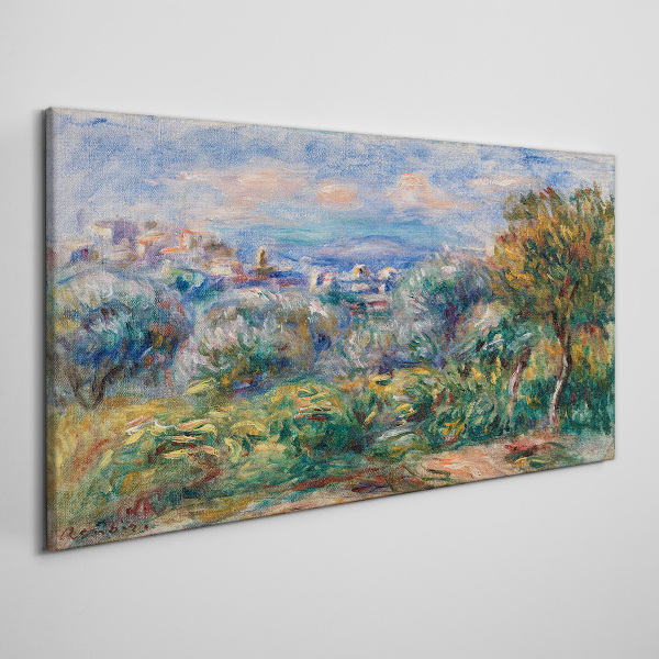 Obraz Canvas Pejzaż z oliwkami