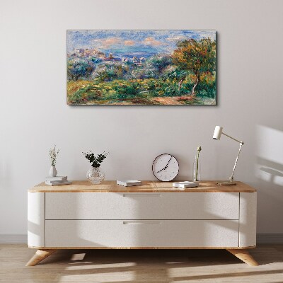 Obraz Canvas Pejzaż z oliwkami