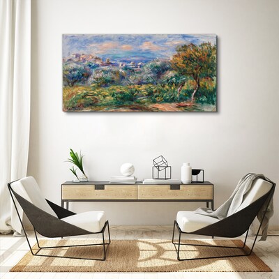 Obraz Canvas Pejzaż z oliwkami