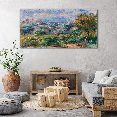 Obraz Canvas Pejzaż z oliwkami