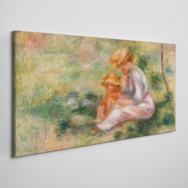 Obraz Canvas Matka z córką w letnim słońcu