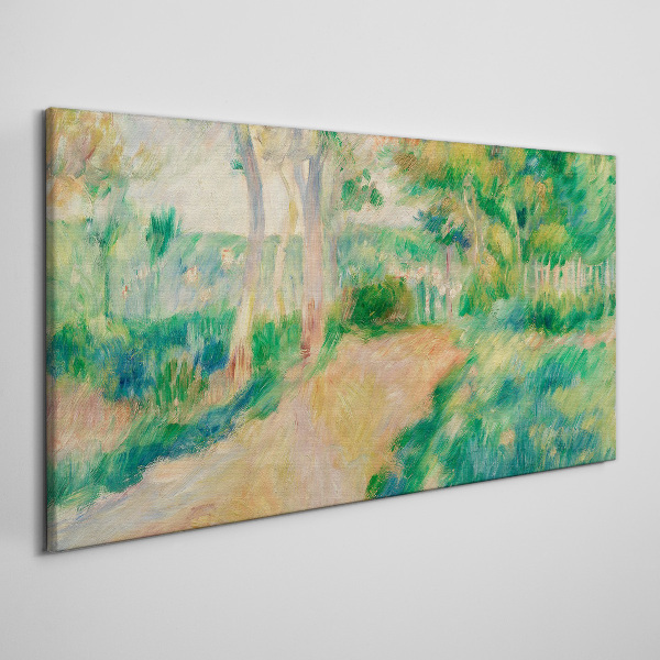 Obraz Canvas Letni spacer wśród drzew