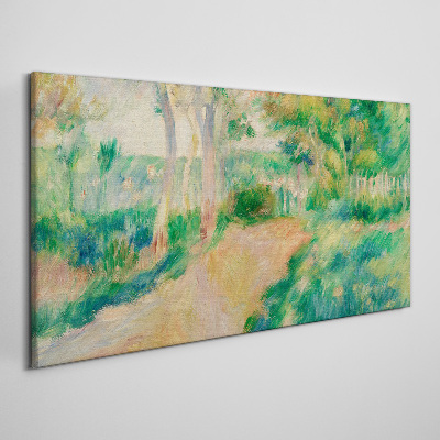 Obraz Canvas Letni spacer wśród drzew