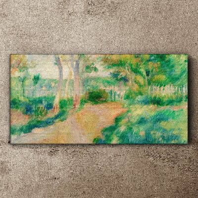 Obraz Canvas Letni spacer wśród drzew