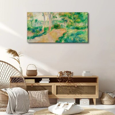 Obraz Canvas Letni spacer wśród drzew
