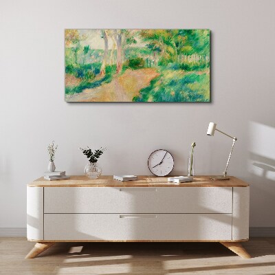 Obraz Canvas Letni spacer wśród drzew