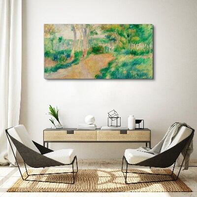 Obraz Canvas Letni spacer wśród drzew