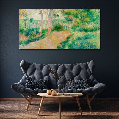 Obraz Canvas Letni spacer wśród drzew