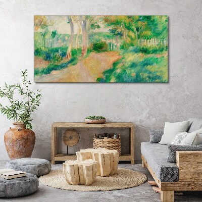 Obraz Canvas Letni spacer wśród drzew