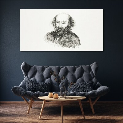 Obraz Canvas Portret mężczyzny w stylu klasycznym