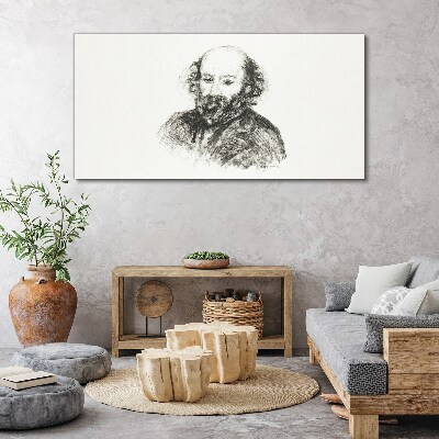 Obraz Canvas Portret mężczyzny w stylu klasycznym