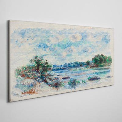 Obraz Canvas Spokojny pejzaż nad rzeką