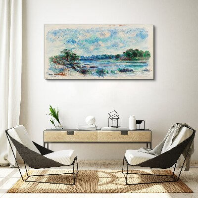 Obraz Canvas Spokojny pejzaż nad rzeką