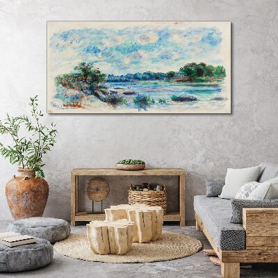 Obraz Canvas Spokojny pejzaż nad rzeką
