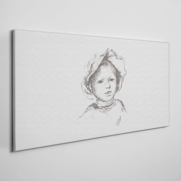 Obraz Canvas Portret dziecka w kapeluszu