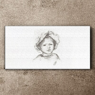 Obraz Canvas Portret dziecka w kapeluszu