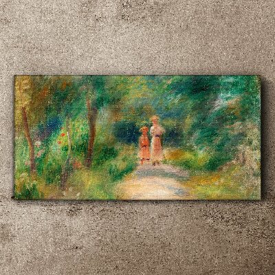 Obraz Canvas las Ścieżka Kobiety Dziecko