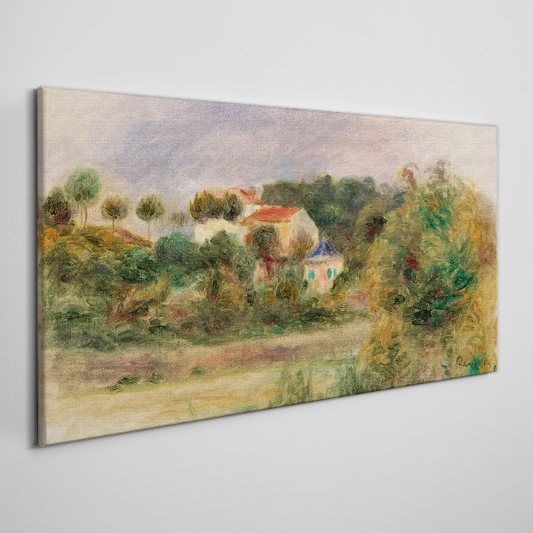 Obraz Canvas Sielankowy pejzaż z domem