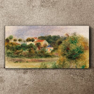 Obraz Canvas Sielankowy pejzaż z domem