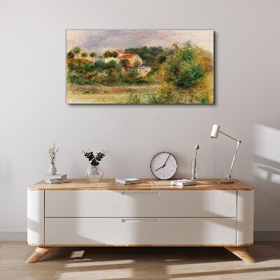 Obraz Canvas Sielankowy pejzaż z domem