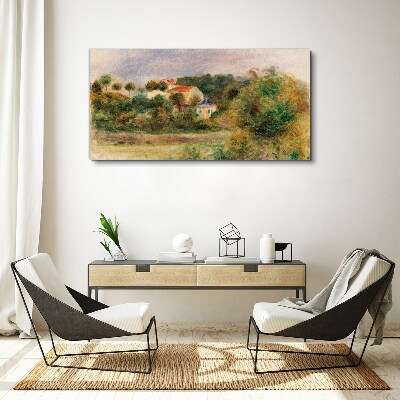 Obraz Canvas Sielankowy pejzaż z domem