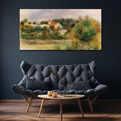 Obraz Canvas Sielankowy pejzaż z domem