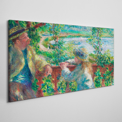 Obraz Canvas Letnie popołudnie nad rzeką