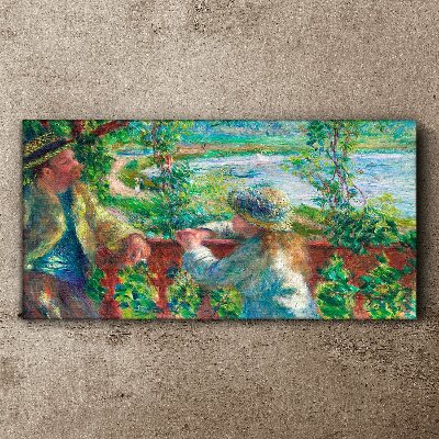 Obraz Canvas Letnie popołudnie nad rzeką