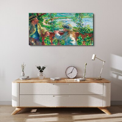 Obraz Canvas Letnie popołudnie nad rzeką
