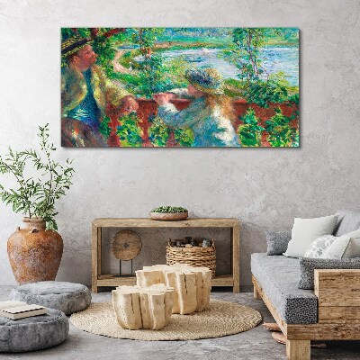 Obraz Canvas Letnie popołudnie nad rzeką