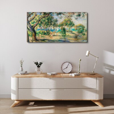 Obraz Canvas Letni pejzaż nad wodą