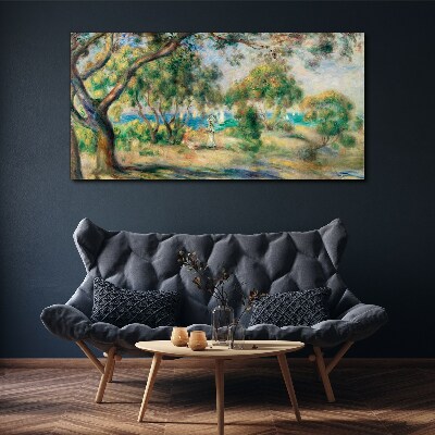 Obraz Canvas Letni pejzaż nad wodą