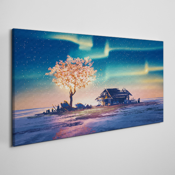 Obraz Canvas Magiczny wieczór pod gwiazdami
