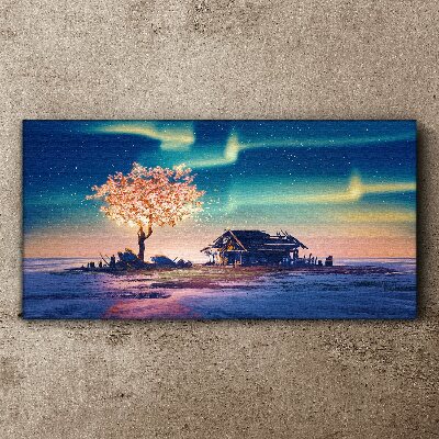 Obraz Canvas Magiczny wieczór pod gwiazdami