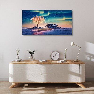 Obraz Canvas Magiczny wieczór pod gwiazdami