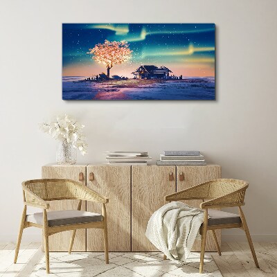 Obraz Canvas Magiczny wieczór pod gwiazdami